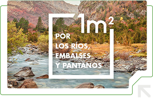 Campaña ‘1m2 por los ríos, embalses y pantanos’ de LIBERA