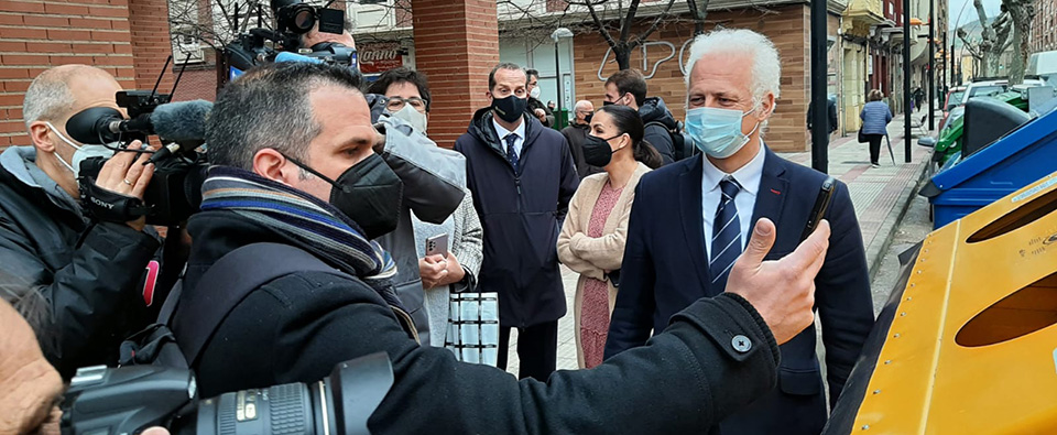 Logroño repartirá cubos a los vecinos del centro para la basura orgánica